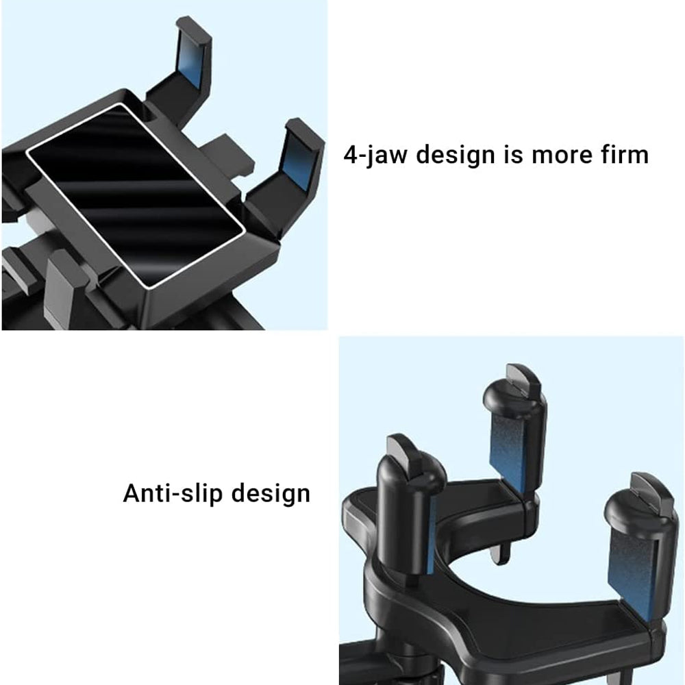 Smart phone mount for car with rotatable design for optimal positioning